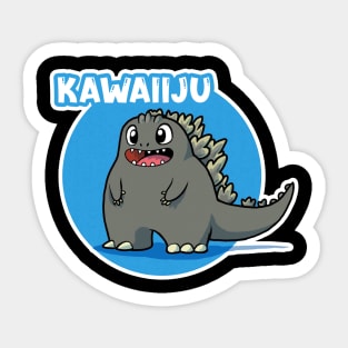 Kawaii Godzilla Sticker